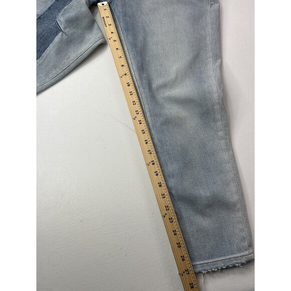 Frame Womens Size 29 Denim Le Garcon Unmatched Straight Jeans 34"Wx27"Ins. NEW - Picture 11 of 12